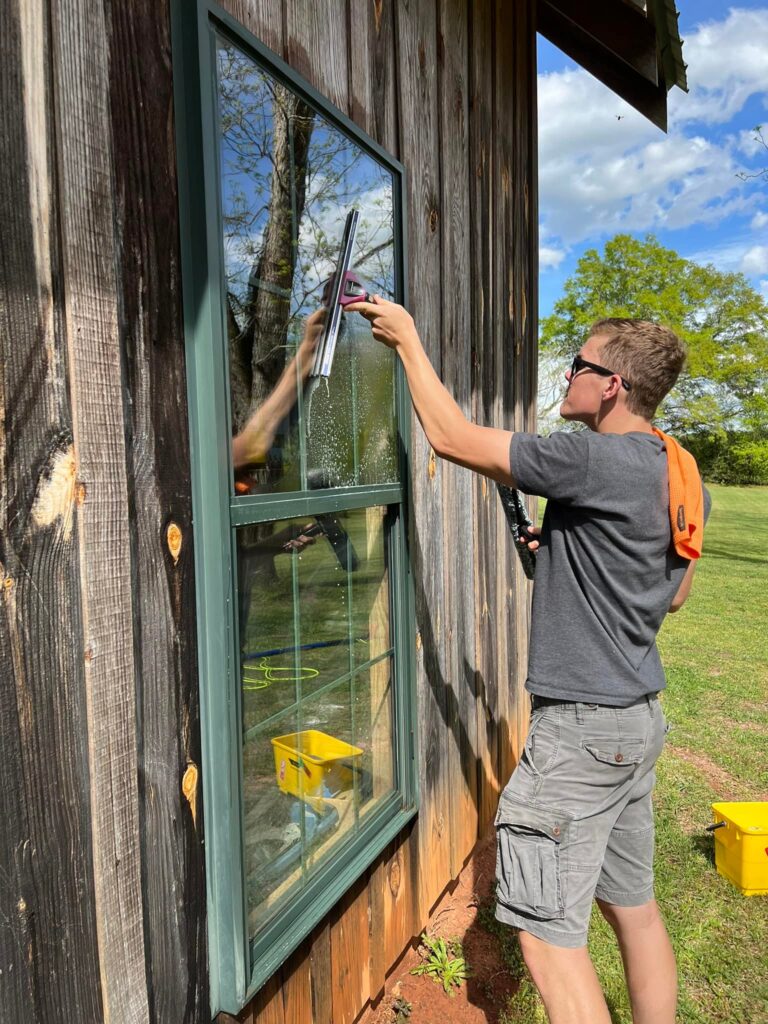 power washing pine mountain slide 10